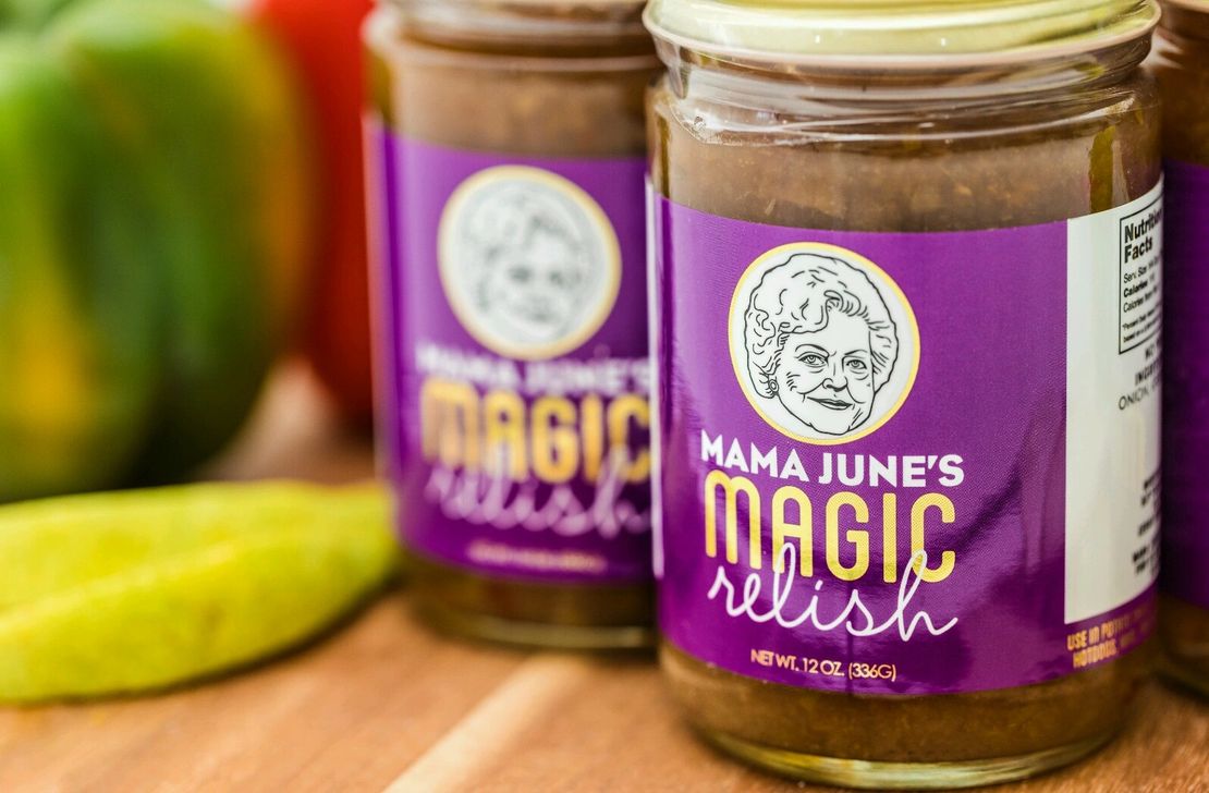 Mama June’s Magic relish jars